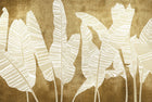9600900 Copacabana Gold Random Metallics Mural by Coordonné