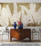 9600900 Copacabana Gold Random Metallics Mural by Coordonné