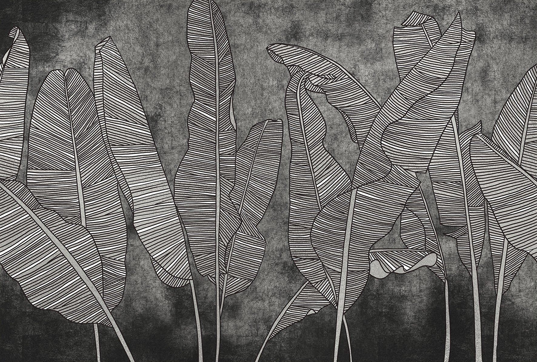 9600901 Silver Random Metallics Mural by Coordonné