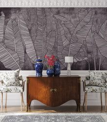 9600901 Silver Random Metallics Mural by Coordonné