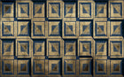 9601000 Empire Gold Random Metallics Mural by Coordonné