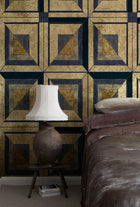 9601000 Empire Gold Random Metallics Mural by Coordonné