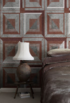 9601001 Silver Random Metallics Mural by Coordonné