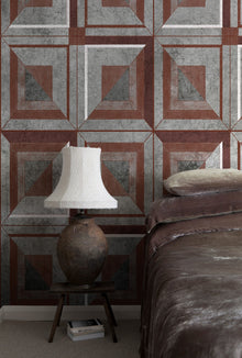 9601001 Silver Random Metallics Mural by Coordonné