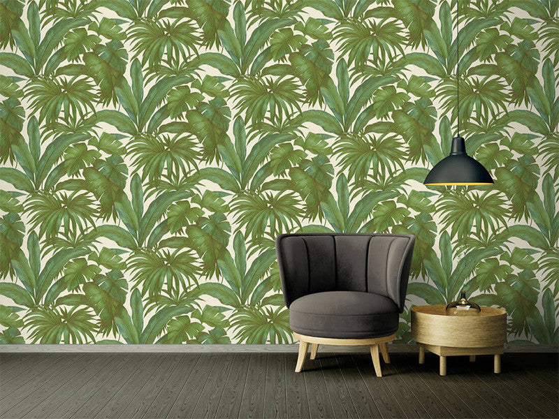 96240-5 Versace 3 Giungla Palm Leaves Wallpaper By A S Creation