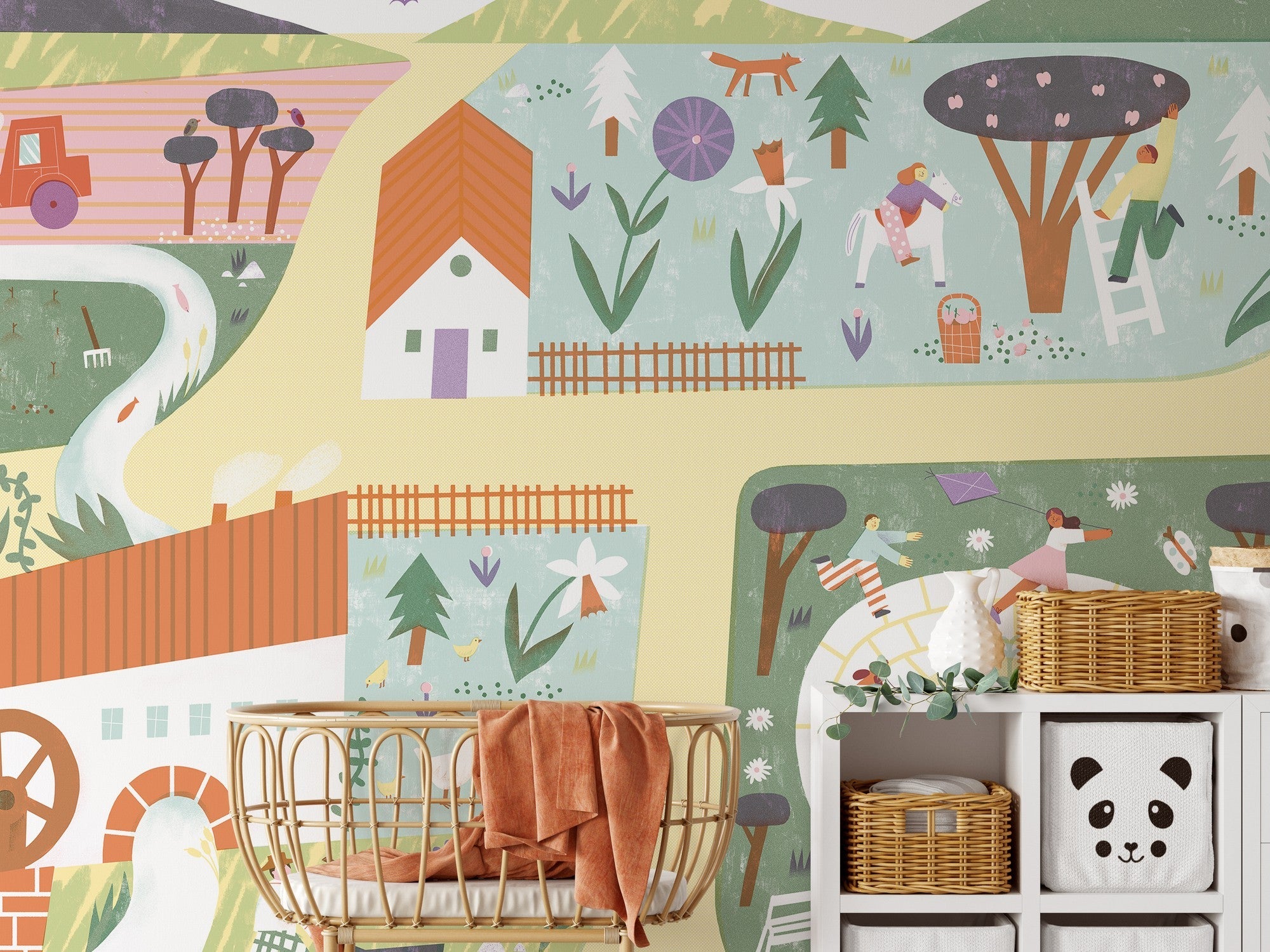 9700001 Country Joy Lemon Random Kids Mural by Coordonné
