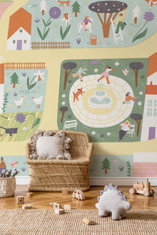9700001 Country Joy Lemon Random Kids Mural by Coordonné