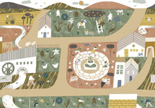 9700003 Country Joy Olive Random Kids Mural by Coordonné