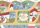 9700004 Country Joy Chestnut Random Kids Mural by Coordonné
