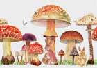 9700010 Sweet Forest Vermilion Random Kids Mural by Coordonné