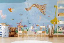 9700020 Yellow Submarine Atlantic Random Kids Mural by Coordonné