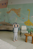 9700021 Yellow Submarine Mediterranean Random Kids Mural by Coordonné