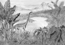 9700042 Dinosaurs Park Ash Random Kids Mural by Coordonné