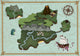 Treasure Map Mint Random Kids Mural by Coordonné