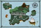 9700071 Treasure Map Aqua Random Kids Mural by Coordonné