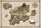 Treasure Map Papyrus Random Kids Mural by Coordonné