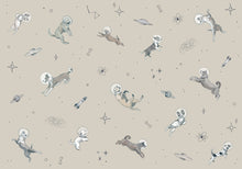 9700082 Doggy Gravity Cream Random Kids Mural by Coordonné