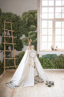 9700090 Green Forest Natural Random Kids Mural by Coordonné