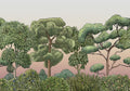 Green Forest Dawn Random Kids Mural by Coordonné