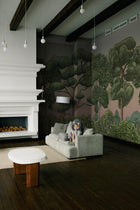 9700091 Green Forest Dawn Random Kids Mural by Coordonné