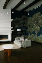 9700093 Green Forest Midnight Random Kids Mural by Coordonné