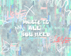 9700102 Cool Graffiti Coral (350 × 280 cm) Random Kids Mural by Coordonné