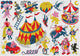 Magic Circus Wild Random Kids Mural by Coordonné