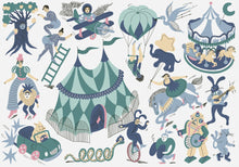 9700111 Magic Circus Mint Random Kids Mural by Coordonné