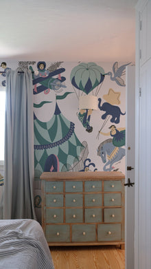 9700111 Magic Circus Mint Random Kids Mural by Coordonné