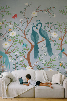9700131 Edo Kids Aqua Random Kids Mural by Coordonné