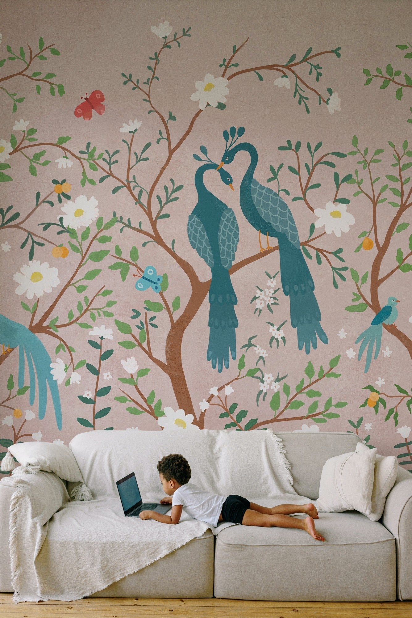 9700132 Edo Kids Pinky Random Kids Mural by Coordonné
