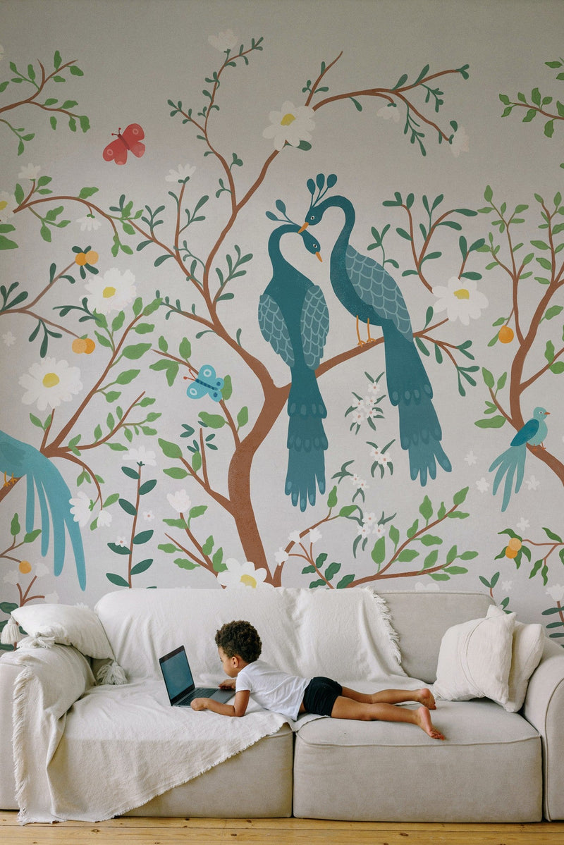 9700133 Edo Kids Natural Random Kids Mural by Coordonné