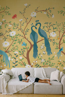 9700134 Edo Kids Gold Random Kids Mural by Coordonné