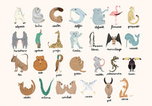 9700140 Animal Alphabet Multi Random Kids Mural by Coordonné