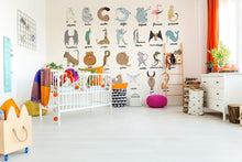 9700140 Animal Alphabet Multi Random Kids Mural by Coordonné