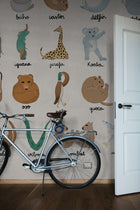9700140 Animal Alphabet Multi Random Kids Mural by Coordonné