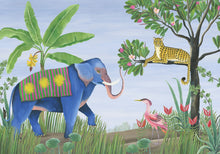 9700150 Jungle Friends Lavender Random Kids Mural by Coordonné