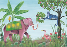 9700151 Jungle Friends Glacier Random Kids Mural by Coordonné