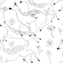 9700160 Jumping Bambis Linen Random Kids Wallpaper by Coordonné