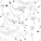 Jumping Bambis Linen Random Kids Wallpaper by Coordonné