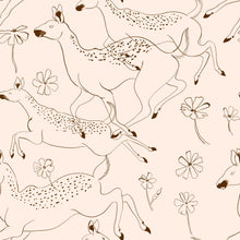 9700161 Jumping Bambis peach Random Kids Wallpaper by Coordonné