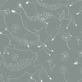 Jumping Bambis Cloud Random Kids Wallpaper by Coordonné