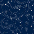 Jumping Bambis Marine Random Kids Wallpaper by Coordonné