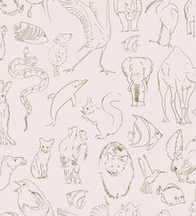 9700180 Zoology Natural Random Kids Wallpaper by Coordonné
