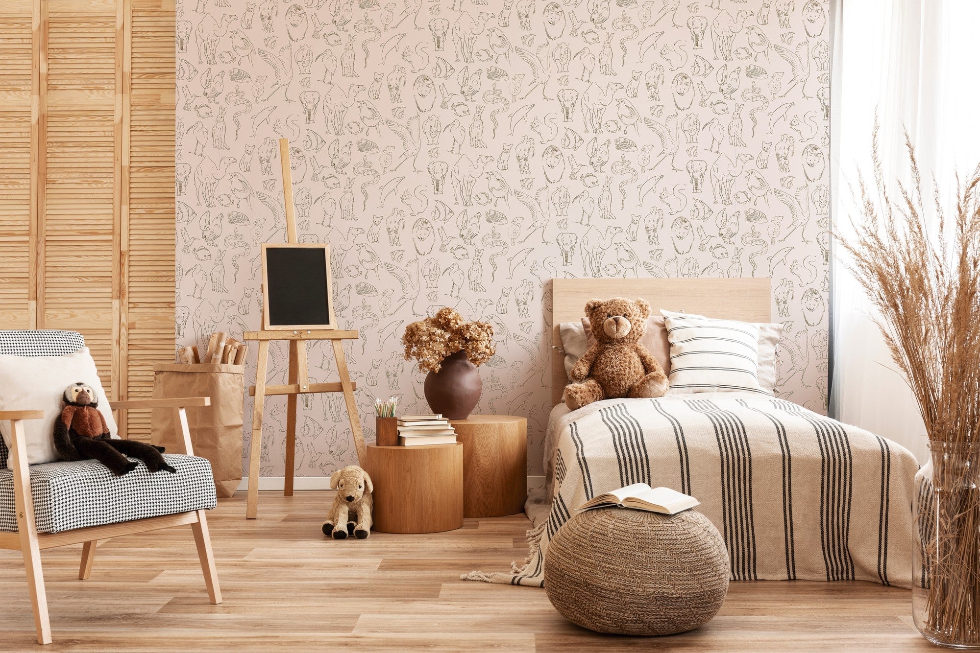 9700180 Zoology Natural Random Kids Wallpaper by Coordonné