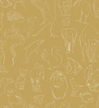 9700182 Zoology Curry Random Kids Wallpaper by Coordonné
