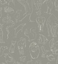 Zoology Stone Random Kids Wallpaper by Coordonné