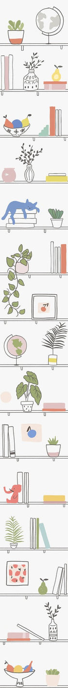 9700190 My Library Spring Random Kids Wallpaper by Coordonné