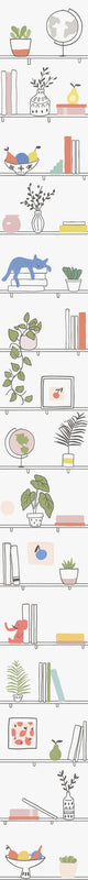 My Library Spring Random Kids Wallpaper by Coordonné