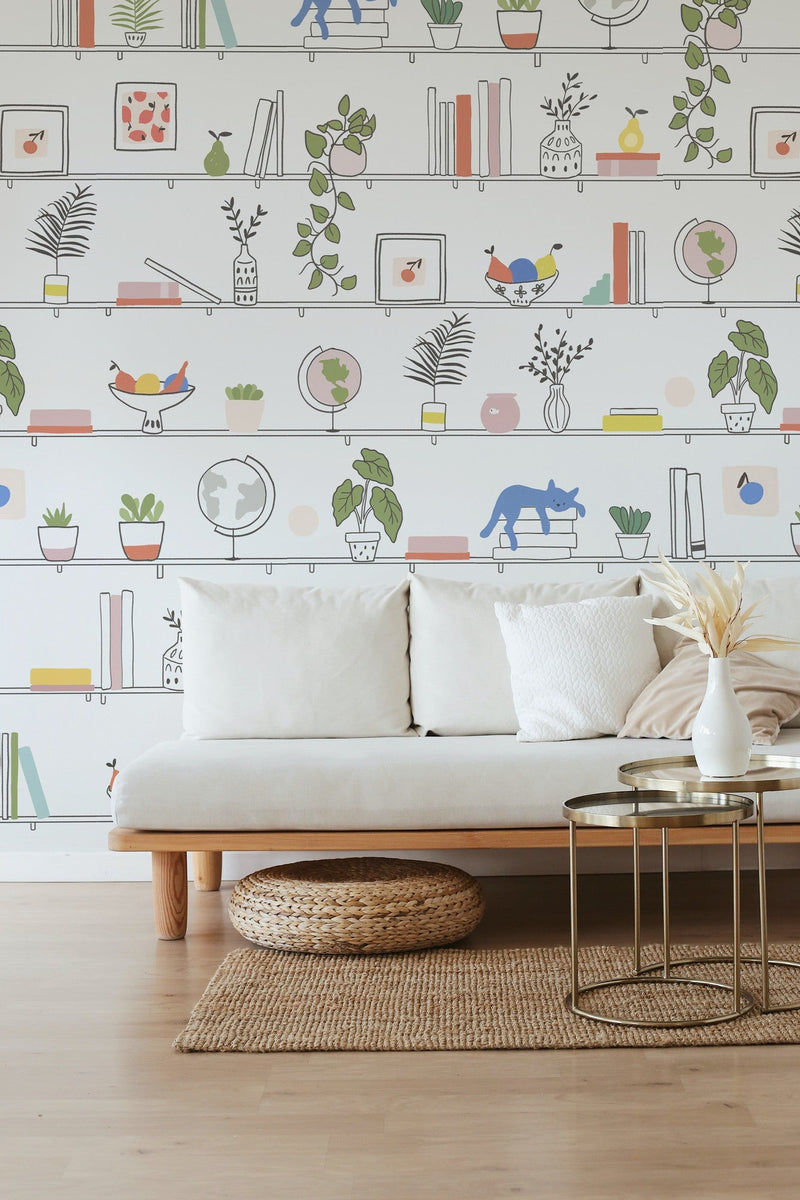 9700190 My Library Spring Random Kids Wallpaper by Coordonné